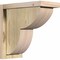 Ekena Millwork Crestline Rough Sawn Corbel w/Backplate, Douglas Fir, 6"W x 12"D x 12"H COR06X12X12CRE01RDF - alternate 1
